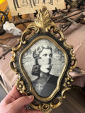 "The Grief" Handmade Gothic Baroque Frame with Fine Art Print